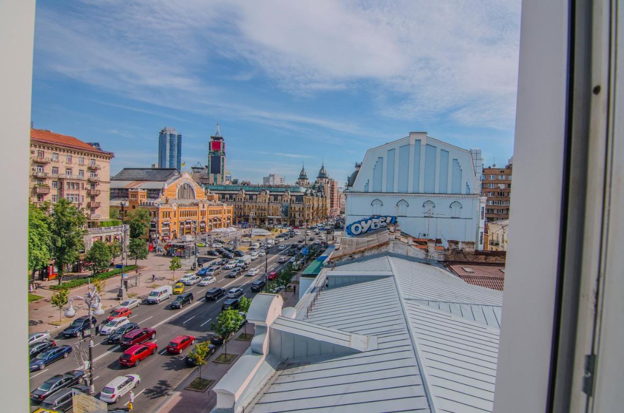 Lucky Hostel На Крещатике เคียฟ ภายนอก รูปภาพ